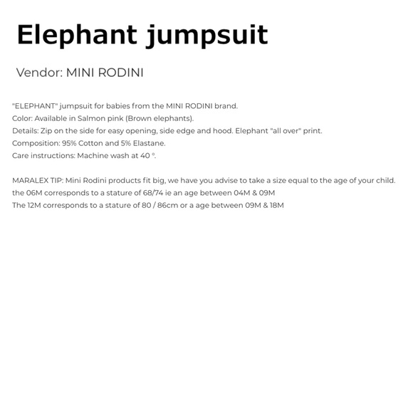 Mini Rodini Elephant Jumpsuit - Picture 10 of 10